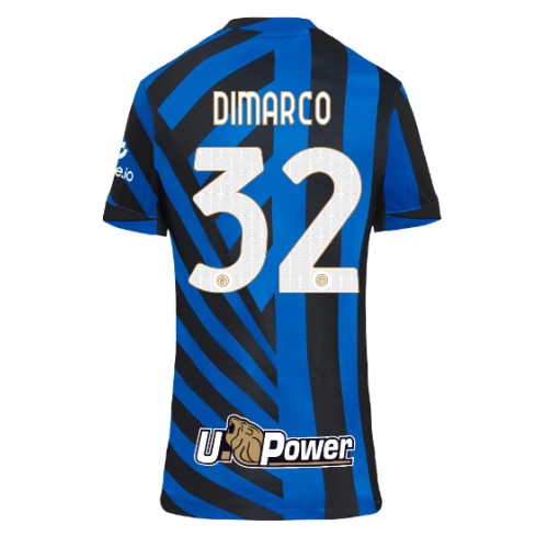 Dámy Fotbalový dres Inter Milan Federico Dimarco #32 2024-25 Domácí Krátký Rukáv